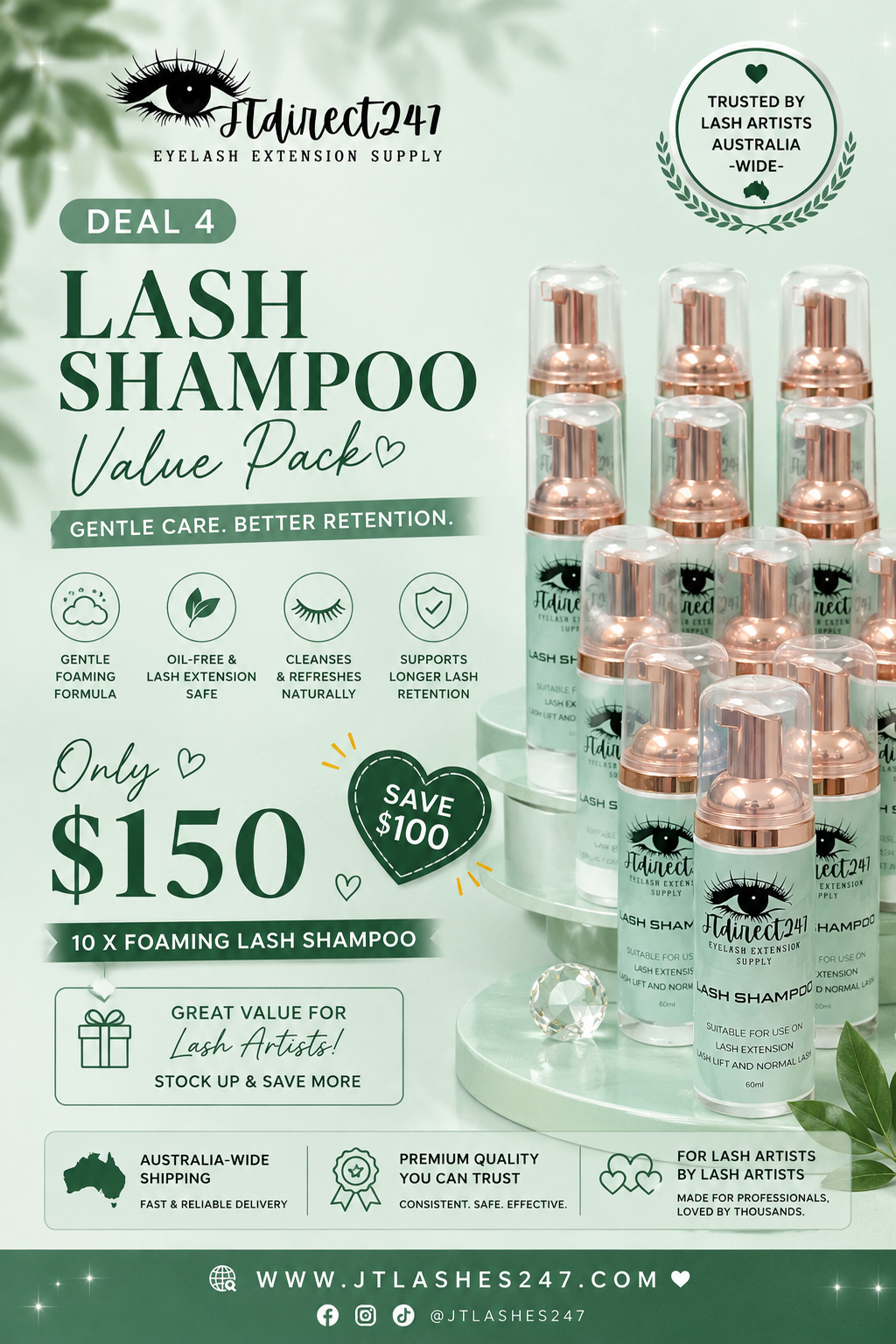 Deal 4 – Lash Shampoo Value Pack