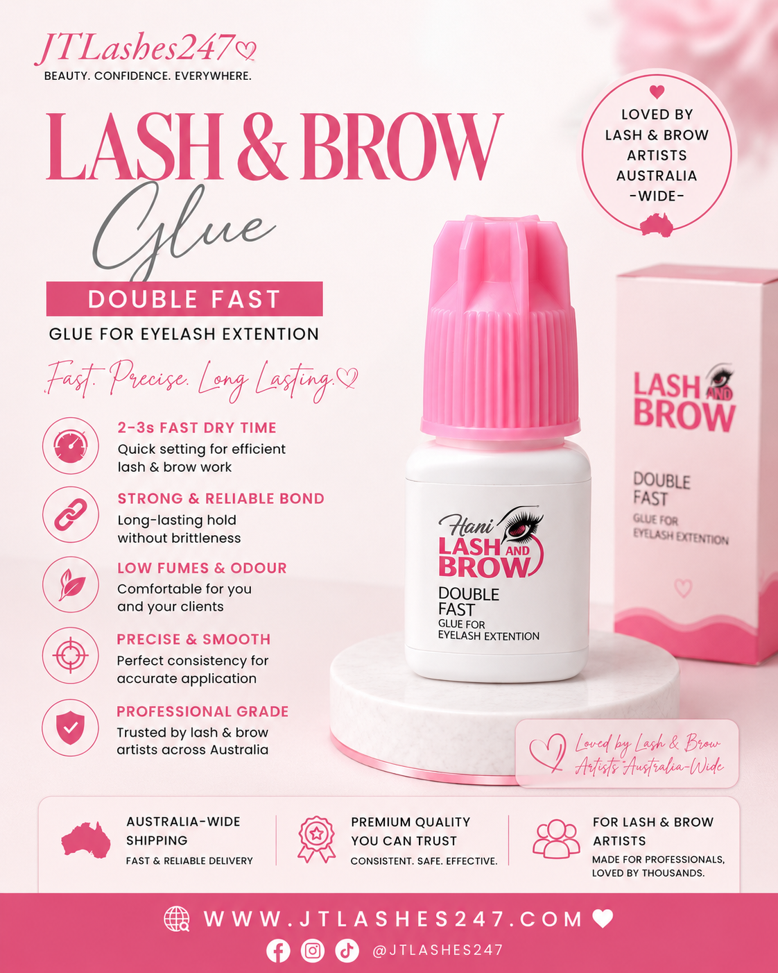 5ml Hani Double Fast Lash Extension Glue