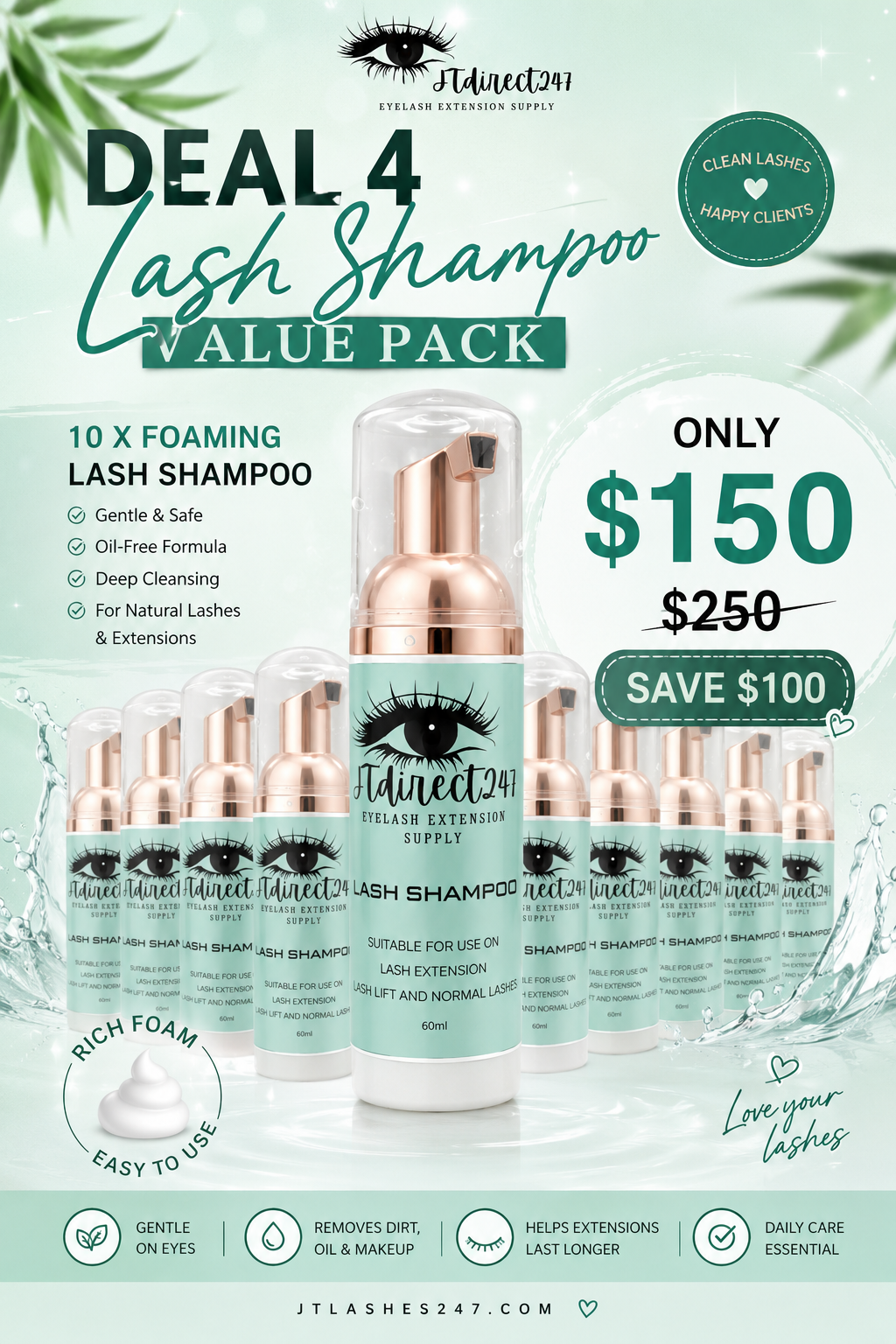 Deal 4 – Lash Shampoo Value Pack